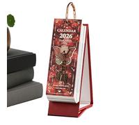 Calendario Da Scrivania Per Il 2026,Planner Quotidiano Decorativo Con Pittura A Olio Per 365 Giorni - Calendario Verticale - Per L'Ingresso Di Casa La Scrivania Il Soggiorno L'Ufficio E La Scuola