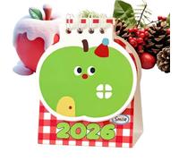 Calendario da scrivania - Simpatico calendario da ufficio 2026 - Calendario da tavolo per ufficio, per casa, studio, scuola, dormitorio, studio, lavoro, insegnanti, adulti, bambini e adolescenti