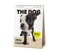 Calendario da scrivania THE DOG 2026 [Boston Terrier] L 130 x H 218 mm Giappone