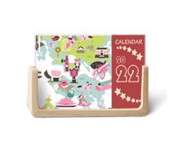 Calendario da tavolo 2022 con mappa di Hong Kong in Cina famosa