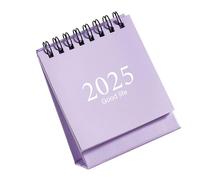 Calendario da tavolo 2025 2024-2025, calendario mensile inglese in piedi Lovely Coil