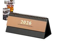 Calendario Da Tavolo 2025-2026 | Calendario Da Scrivania In Piedi Con Foglia Avviata 2026 - Organizzatore Ispirativo Per Studenti Ufficio Classi Citazioni E Decorazioni