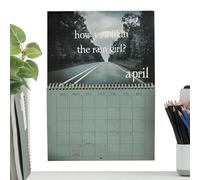 Calendario da tavolo 2025, calendario da 12 mesi, Hoa Hoa Hoa Twilights, calendario da tavolo, calendario da parete, vampiro, agenda annuale per la famiglia, film romantico Twilights per i fan regalo