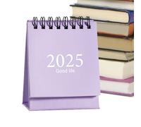 Calendario da tavolo 2025, Calendario da tavolo in piedi | Girare le pagine a 360 gradi Girando il calendario da - sfogliabile per la classe, programma mensile, fronte-retro per