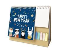 Calendario Da Tavolo 2025- Disposizione Del Calendario Del Pianificatore Di Note In Piedi Da 12 Mesi | Calendario Da Tavolo, Robusto Calendario Con Visualizzazione Mensile Calendario Da Tavolo In Pie