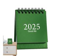 Calendario da tavolo 2025, pagina a 360 gradi, calendario da scrivania, orientabile per classe, programma mensile, doppio lato per meditazioni, riflessioni, benedizioni