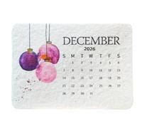 Calendario da tavolo 2026,Calendario di pianificazione di 12 per aula | Agenda per la casa ufficio lezioni - Incontri