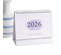 Calendario Da Tavolo 2026 | Calendario Mensile Da Scrivania 2025-2026 | Agenda Accademica Con Estetica | Per Studenti Insegnanti Ufficio Scuola Aula Campus