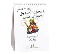 Calendario Da Tavolo 2026 Di Gesù Cristo - CHE ANNO! Con Dipinti Ispiratori E Opere D'arte Quotidiane for L'ufficio E La Casa - Calendario Da Tavolo Cristiano(1pcs)