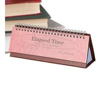 Calendario da tavolo 2026 - Mini calendario da tavolo | Planner annuale accademico | Rilegatura bobina per casa, ufficio, scuola, dormitorio, appartamento | Aumenta la produttività e la disciplina