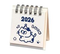 Calendario da tavolo 2026 piccolo con design a cavallo, per la decorazione della casa e l'ufficio e la pianificazione mensile, calendario a tema anniversario