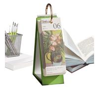 Calendario da tavolo 2026 - Tema artistico della pittura a olio, agenda retrò | Calendario estetico, organizer mensile da tavolo creativo, decorazione estetica per l'ufficio per la casa, lo studio o l