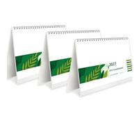 Calendario da Tavolo 2027 con Feste Settimane Lune e Santi con Numeri Grandi - Perfetto per casa e ufficio - Calendario ECOLOGICO Certificato FSC® Mix FSC-C107715 - BV-COC-011221-3 PZ