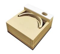 Calendario da tavolo 3D - inciso, strappabile | Blocco note in carta per Natale, Ringraziamento, Inaugurazione della casa, Decorazione per ufficio, Studio domestico, Scrivania, Appunti, Regalo