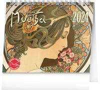 Calendario da tavolo Alfons Mucha 2024