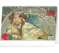 Calendario da tavolo Alfons Mucha 2026