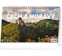 Calendario da tavolo Bellezze di Boemia e Moravia 2026