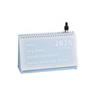 Calendario Da Tavolo Calendario da scrivania grande, pianificatore annuale delle cose da fare, libro di gestione del tempo(Black)