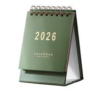 Calendario da tavolo da tavolino 2025-2026 - Pianificatore della scrivania decorativa | organizzativi quotidiani per compiti di pianificazione, appuntamenti, appuntamenti a casa, studio, cam