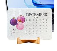 Calendario da tavolo ecologico piantabile con semi d'amore, calendario 2026, sementi d'amore mensili piantabili con semi riciclati decorazioni da tavolo in carta