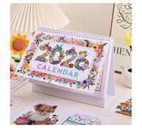 Calendario Da Tavolo Fai Te Con Pittura A Diamante 2026, 12 Design Mensili Unici Ed Esperienza Di Te, Scrivania Rilegatura Spirale, Artigianato Fatto Mano Per Ufficio E Regalo(1PC)