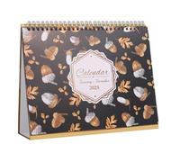 Calendario da tavolo mensile - Calendario da scrivania da 12 mesi | Decorazione mensile del calendario da scrivania in coil, calendario da scrivania da 12 mesi, decorazione del calendario di dis
