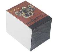 Calendario da Tavolo Mini 2024 Strappo, Carta Retro per Appunti | Formato 2024, Display Data Quotidiana, Stile Semplice Stampato Cura, per Planner e Scrapbooking