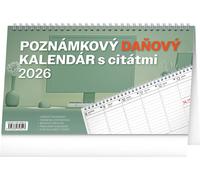 Calendario da tavolo Notique Fiscale con Citazioni 2026