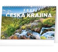 Calendario da tavolo Paesaggio ceco 2026