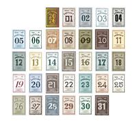 Calendario da tavolo piccolo 2026, 365 giorni, strappabile, formato A | Blocchi per appunti portatili per la decorazione di agende e pianificazione giornaliera e programmi con pagine strappabili