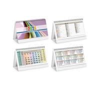 Calendario da tavolo scrivania uffico Olandese 2026 santi e lune festività internazionali cm19x45 (Square Table)