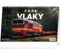 Calendario da tavolo Treni 2026