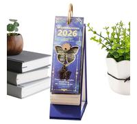 Calendario da Ufficio 2026 | Organizzatore Annuale Artistico con Illustrazioni Stile Pittura | Supporto Per Pianificazione Giornaliera | Accessorio Decorativo Per Cucina, Officina Creativa, Spazio