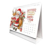 Calendario da Ufficio | Agenda 2026 Con Decorazioni Paillettes - Planner mensile Arti e Artigianato Vacanze Decorazioni di Natale Capodanno Pianificazione e Organizzazione a Casa