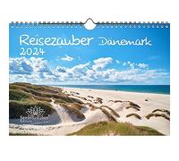 Calendario da viaggio Danimarca DIN A4 per vacanze 2024 viaggio Copenaghen città e campagna - Seelenzauber