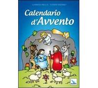 Calendario d'Avvento. Con poster a finestre numerate. Con adesivi