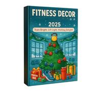 Calendario De Adviento 2025 Fitness | 2D Acrílicos De Navidad Y Halloween | Colgante Deportivo 24 Días Para Deportistas, Mochila, Fiesta, Cumpleaños, Bolso Y Decoración Navideña