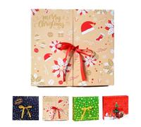 Calendario De Adviento 2025 Para Rellenar, 24 Cajas De Cartón Reutilizables Con Motivos Navideños, Calendario De Adviento Vacío, Calendarios Vacíos DeAdviento 2025 Para 24 Días Para Rellenar