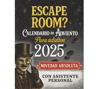 Calendario de Adviento Escape Room para Adultos: Reúne pruebas, sigue las pistas y desenmascara al culpable antes de Navidad. Un juego interactivo para disfrutar en familia, en pareja o con amigos