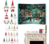 Calendario De Cuenta Atrás Para Navidad 2025 - Exposición Coleccionable De 24 Días - Tema De Gnomos Para Calendario De Cuenta Atrás - Para Niños Adolescentes Familia Amigos Parejas Salón Dormi