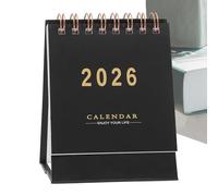 Calendario De Escritorio 2025-2026 Pequeño - Organizador Mensile De Mesa | Agenda De Planificación Diaria Para Estudiantes, Oficina Hogar Estudio Adultos, Profesores, Oficina, Escuela Y Hogar