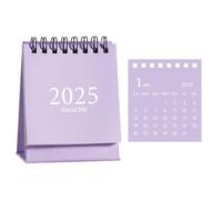 Calendario De Escritorio Pequeño 2025 - Calendario Escritorio Pequeño De Pie | Calendario De Escritorio Pequeño Con De Página De 360 grados,2025 Volteado De Doble Cara, Calendario Portátil, Ho