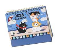 Calendario dei gatti 2026, agenda con rilegatura a, calendario 12, per gli amanti degli animali pianificazione decorazione organizzazione