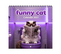 Calendario Dei Gatti 2027 Planner Mensile Per Pianificare, Programmare E