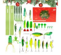 Calendario Del Calendario Avvento Countdown Natale | Può Essere Usato Per Un Set Di Esche Da Di 24 Giorni A Lungo, Regalo Di Esca Da Pesce A Di Natale, Regali Di Natal Per Papà U