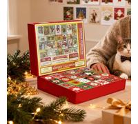 Calendario del conto alla rovescia 2025 - Regalo puzzle festivo, sfida di puzzle di Natale 24 giorni, ricordo decorativo festivo, decorazione per la casa creativa stagionale | Per donne, ragazze
