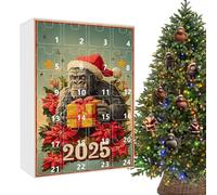 Calendario Del Conto Alla Rovescia | Acrilic Ape 2d Decorazione | Contenuto Contenuto Di 24 Giorni Set | Uomo Marito Familia In Cui Gli Ornamenti A Tema Di Apertura Quotidiano Favoriscono L'e