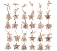 Calendario Del Conto Alla Rovescia Decorazione Appendere All'albero Di Natale