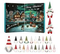 Calendario Del Conto Alla Rovescia Di Gnome - Calendari dells'avvento Di Gnome | Tema Degli Gnomi Del Calendario Per Il Contto Alla Rovvescia | Conto Ala Rovescia Ornamenti Nani Da Collezione | Ba
