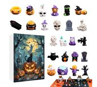 Calendario del conto alla rovescia di Halloween 2025 | Halloween 2025 Avvento delle bambole da collezione | Figure delle bambole di 24 giorni Cachelle Decorazione per le vacanze per gli amici Home